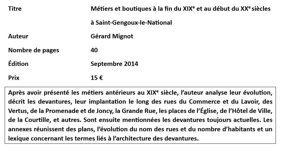 3 - Métiers et boutiques...